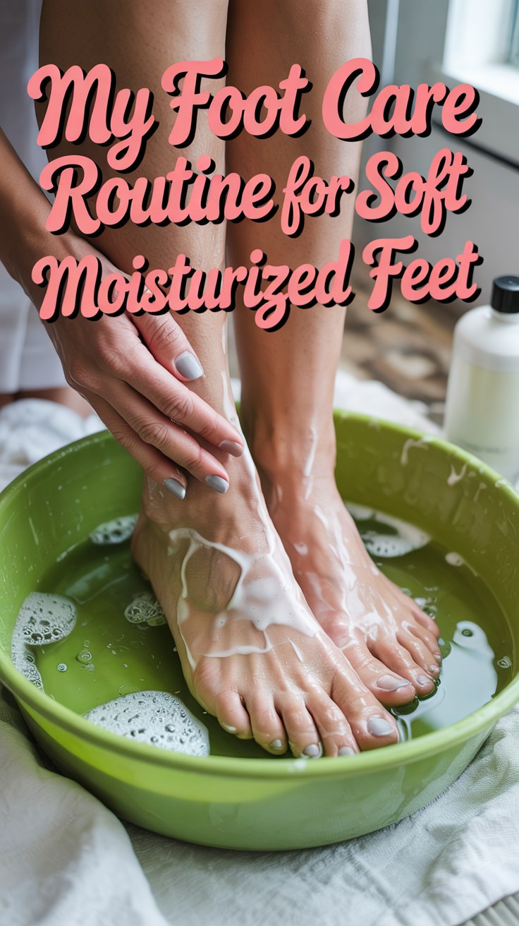 At Home Foot Care Routine for Soft Moisturized Feet