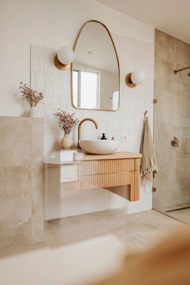 Natural Half Bath Decor Ideas | Zen & Chic Ambiance | Small Bathroom Inspiration