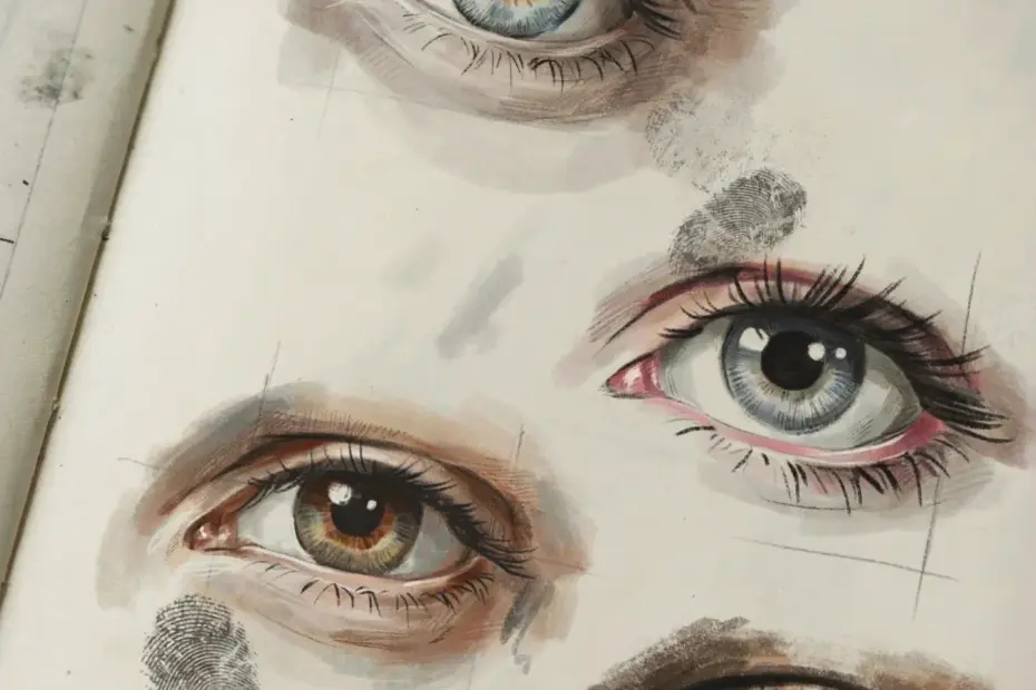 Realistic Eye Drawing Sketchbook Inspo | Charcoal Art Ideas for Beginners