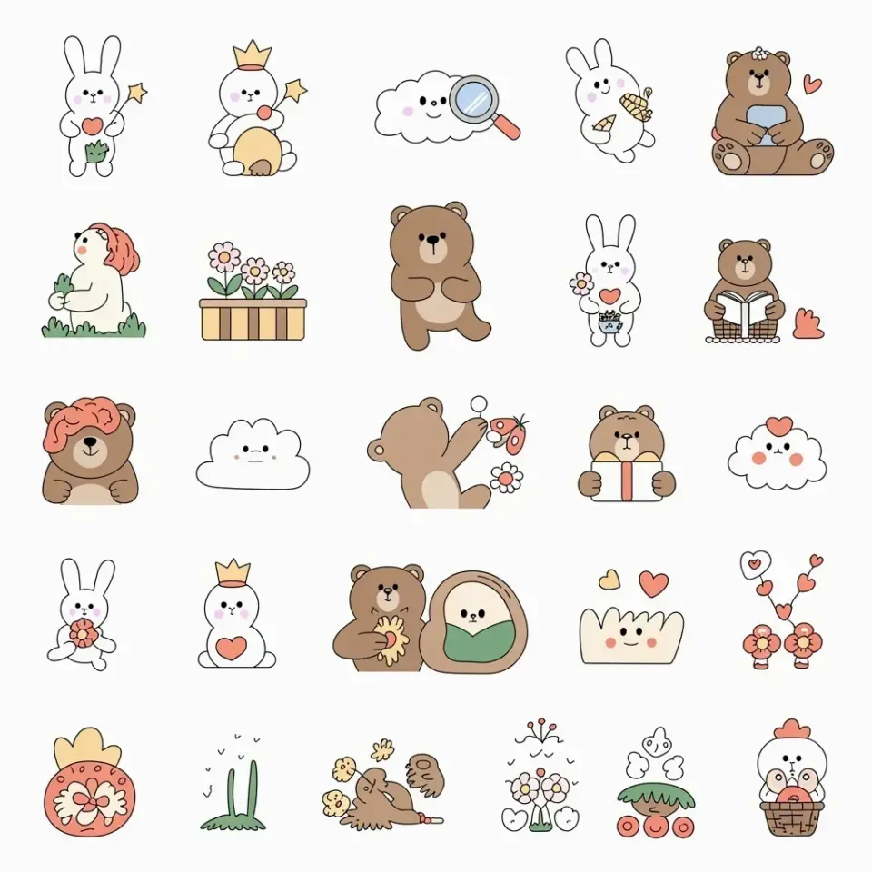 Doodle Icons: Easy Tiny Drawings for Your Bullet Journal