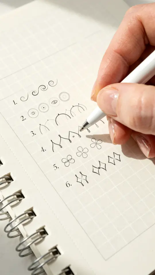 Cute Doodle Pattern Drawing | Easy Step-by-Step Tutorial | Relaxing Art