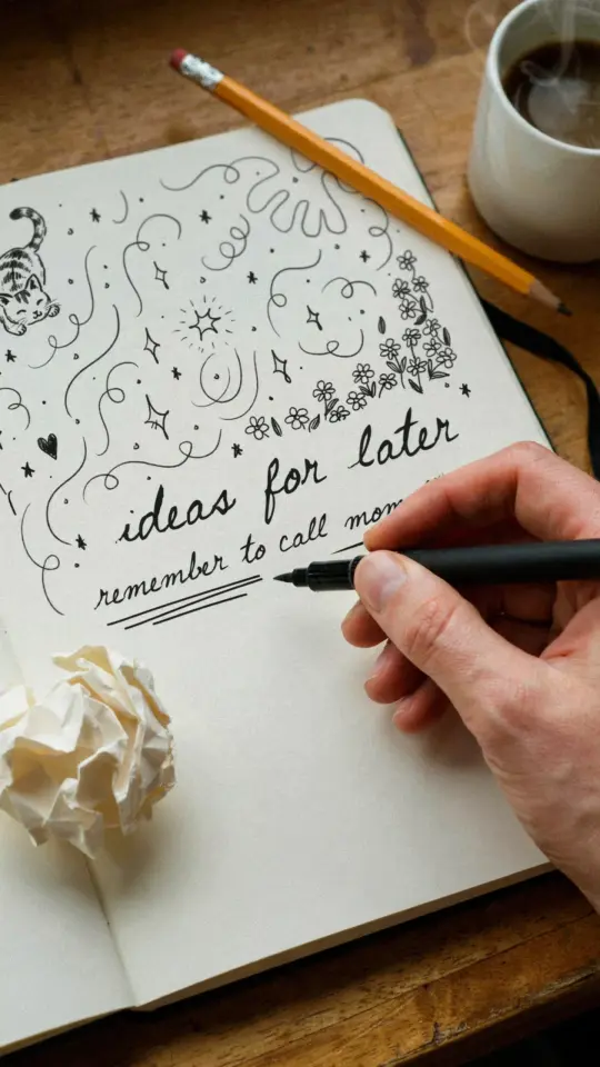 Symmetrical pattern tutorial for mindful drawing | mirror doodle idea | relaxing art sketchbook