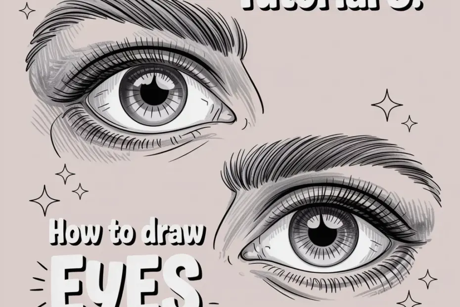 How to Draw Eyes Easy - Traditional Pencil Eye Tutorial for Beginners
