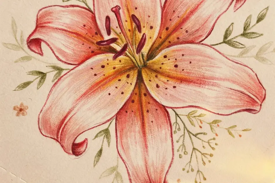 The Biggest Lily Drawing Mistake Beginners Make (Easy Fix)