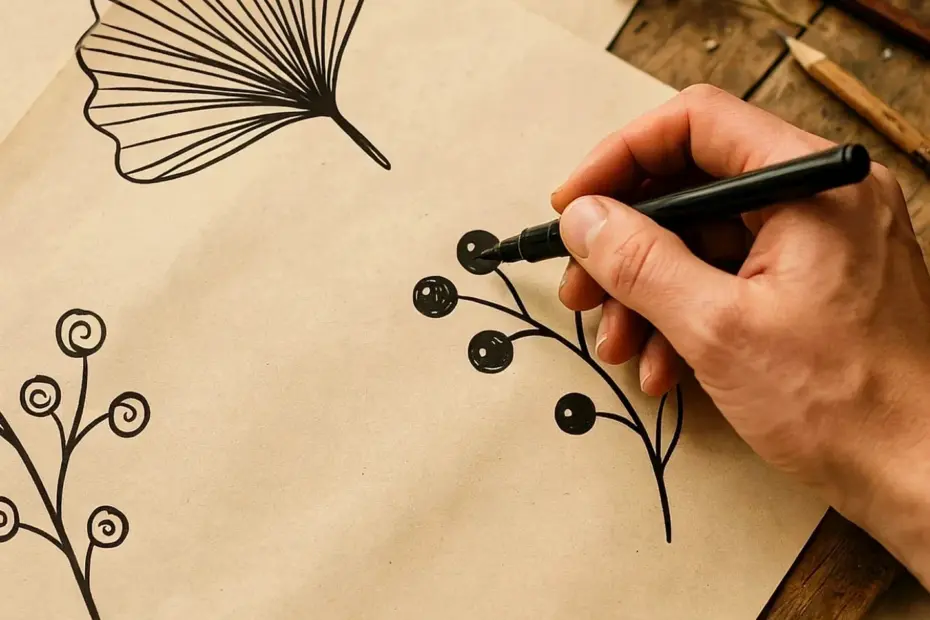 Easy Flower Doodles: Cute and Simple Bullet Journal Inspo