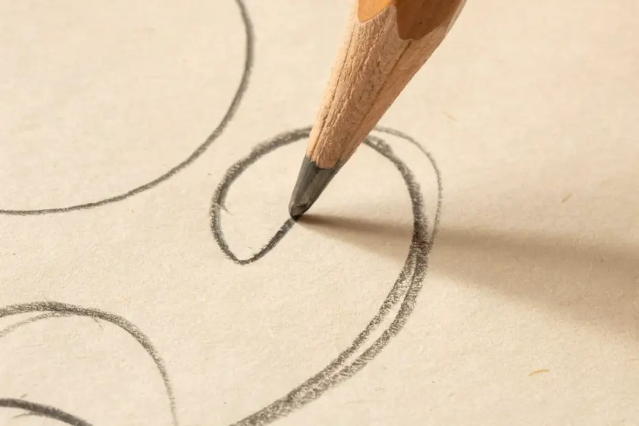 Drawing eyelashes in your sketchbook | easy budget art idea with just one black pencil