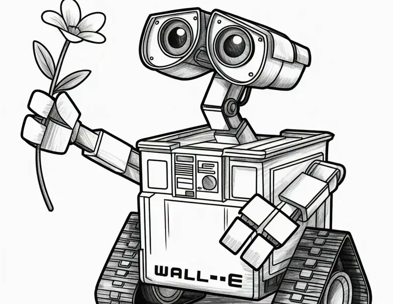 Pencil Sketching Wall-E? Avoid This Common Mistake | Robot Drawing Inspo