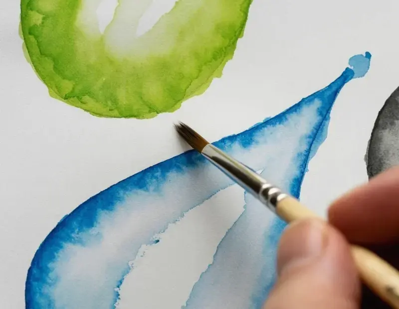 Watercolor Droplet Tutorial on a Budget - Paint Easy Dewdrops